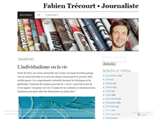 Tablet Screenshot of fabien-trecourt.com